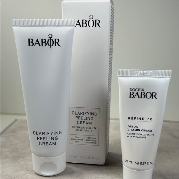 Babor Clarifying Peeling Cream and Detox Vitamin Cream - Picture 1 of 6